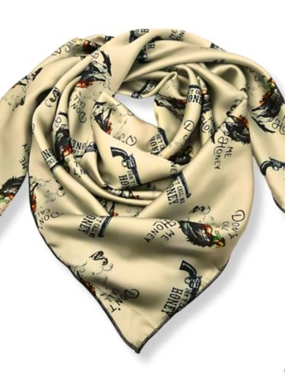 Silk Blend Wild Rag 36 inch Western Cowboy Scarf Square Bandana